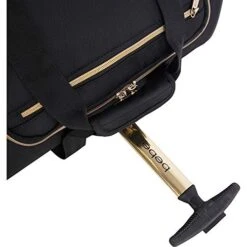 BEBE Women's Evans Wheeled Under The Seat Carry On Bag, Black Croc -Travelpro Shop 51g 2BDdRfleL