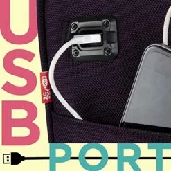 TPRC 15-Inch Under Seat Carry-On Bag, Purple, Underseater -Travelpro Shop 51h88Tx1LDL