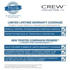 Travelpro Luggage Crew 11 22" Carry-on Rolling Garment Bag, Suitcase, Black -Travelpro Shop 51i2YTDEssL c892dad8 ebff 4a1c a714 3015db1a561e