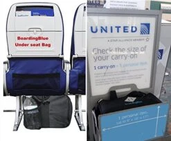 Boardingblue Underserat 17” United Airlines Under Seat Personal Item Duffel Bag (Blue) -Travelpro Shop 51iA3ToOmjL