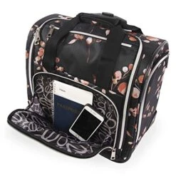 BEBE Women's Valentina-Wheeled Under The Seat Carry-on Bag, Floral Branch, One Size -Travelpro Shop 51iWT2KoEuL