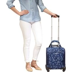 American Tourister Lynnwood 16 Inch Underseat Spinner Carry-On Luggage With Wheels - (Purple Print) -Travelpro Shop 51jjO5g9pDL 4fbc5675 2c21 43e5 95e5 ee2076f1302e