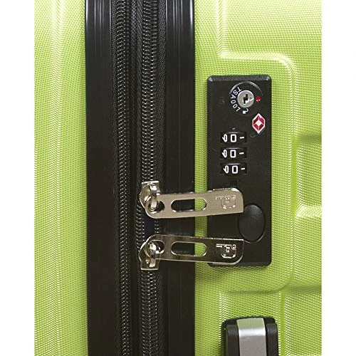 Dejuno Tahoma Lightweight 3-Piece Hardside Spinner Luggage Set, Navy, One Size 3 Dejuno Tahoma Lightweight 3-Piece Hardside Spinner Luggage Set, Navy, One Size - Image 3