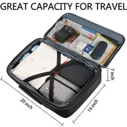 Travel Backpack, 40L Flight Approved Carry On Backpack For Men & Women, Vancropak Expandable Large Luggage Backpack Daypack Water Resistant Lightweight Business Weekender Bag, Black -Travelpro Shop 51lej 41AfL