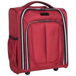 Kenneth Cole Reaction Lincoln Square 16" 1680d Polyester 2-Wheel Underseater Carry-on, Red 17 Kenneth Cole Reaction Lincoln Square 16" 1680d Polyester 2-Wheel Underseater Carry-on, Red -Travelpro Shop 51m8gX8FbBL