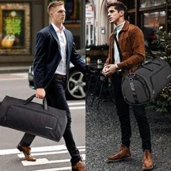 Carry On Garment Bag, 60L Large Travel Duffel Bag With Shoes Compartment Convertible Suit Travel Bag Weekender Bag For Men Women 9 Carry On Garment Bag, 60L Large Travel Duffel Bag With Shoes Compartment Convertible Suit Travel Bag Weekender Bag For Men Women -Travelpro Shop 51mjkB2aRTL