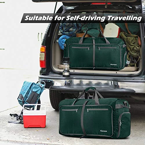 Gonex 150L Travel Duffel Bag Foldable Extra Large Duffle Bag XL Heavy Duty For Men Women For Luggage Shopping Blackish Green 8 Gonex 150L Travel Duffel Bag Foldable Extra Large Duffle Bag XL Heavy Duty For Men Women For Luggage Shopping Blackish Green - Image 8