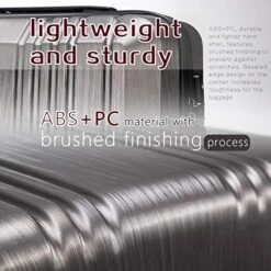 Coolife Luggage Suitcase PC+ABS With TSA Lock Spinner Carry On Hardshell Lightweight 20in 24in 28in (grey, M(24IN)) -Travelpro Shop 51nRzei937L 2f508e18 1aed 4a4c b333 a71a8972a46b