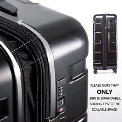 Coolife Luggage Expandable(only 28") Suitcase PC+ABS Spinner Built-In TSA Lock 20in 24in 28in Carry On (white, S(20in_carry On)) 12 Coolife Luggage Expandable(only 28") Suitcase PC+ABS Spinner Built-In TSA Lock 20in 24in 28in Carry On (white, S(20in_carry On)) -Travelpro Shop 51ow1bAPPNL 028fa07c c75c 4b5b 8620 b3c79f58fd87