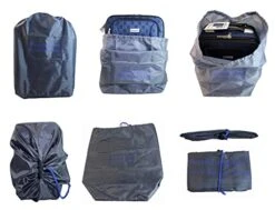 Boardinglbue Rolling Personal Item Under Seat Luggage 18" For American Frontier Spirit Southwest Airlines + Cover (Navy) -Travelpro Shop 51p7DXXSOUL 95805c32 81ef 433e 98c1 7030c4ac5efc