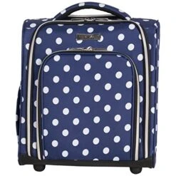 Heritage Travelware Albany Park 16" 600d Polka Dot Polyester 2-Wheel Underseater Carry-on -Travelpro Shop 51pmth4WSVL