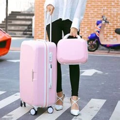 Fashion Wheels Suitcases And Travel Bags Valise Cabine Valiz Koffer Suitcase Maletas Carry On Rolling Luggage,Red,22 -Travelpro Shop 51pzaSDJbzL