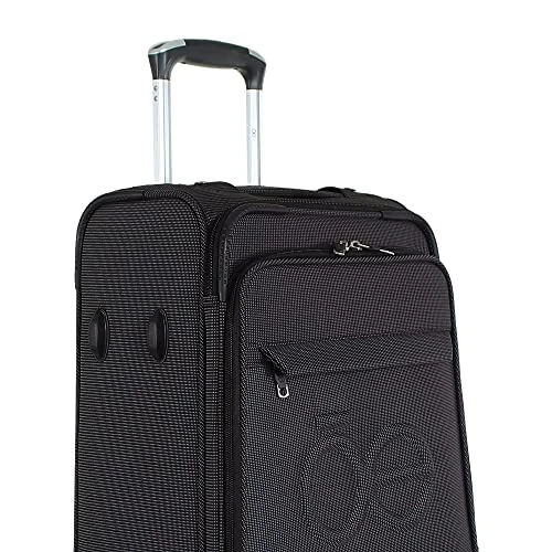Cloe Carry-On 20 Inch Luggage With 360º-spinner Wheels In Black Color 4 Cloe Carry-On 20 Inch Luggage With 360º-spinner Wheels In Black Color - Image 4