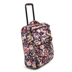 Vera Bradley Women's Lighten Up Small Softside Foldable Rolling Suitcase Luggage, Indiana Blossoms -Travelpro Shop 51uglfyMVOL