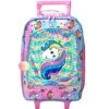 Kids Suitcase, Rolling Luggage With Wheels For Girls - Unicorn