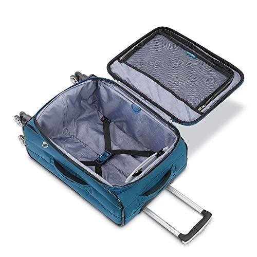Samsonite Ascella X Softside Expandable Luggage With Spinner Wheels, Teal, Carry-On 20-Inch 7 Samsonite Ascella X Softside Expandable Luggage With Spinner Wheels, Teal, Carry-On 20-Inch - Image 7