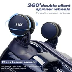 Coolife Luggage Suitcase Expandable (only 28”) ABS+PC Spinner Suitcase With TSA Lock Carry On 20 In 24in 28in -Travelpro Shop 51ux7pojMfL