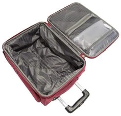 Mancini Leather Goods Wheeled Underseat Carry-on (Red) 7 Mancini Leather Goods Wheeled Underseat Carry-on (Red) -Travelpro Shop 51vf 2BjFuj9L