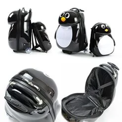 Kiddietotes Kids Carry-on Upright Luggage Suitcase And Backpack Set - Smooth Rolling Wheels - Penguin 12 Kiddietotes Kids Carry-on Upright Luggage Suitcase And Backpack Set - Smooth Rolling Wheels - Penguin -Travelpro Shop 51w GDGC4kL