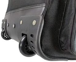 Amaro 36in Rolling Duffel Bag With Wheels | Travel Duffle Luggage Bag | Lightweight Rolling Bag L | Retractable Pull Handle (Black) -Travelpro Shop 51whSxRFMPL