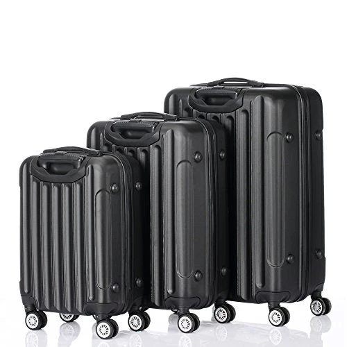 SSLine Luggage Set,3 Piece Set Suitcase Lightweight Carry-On Luggage,Plastic Metal Material Hard Shells(20in24in28in) 1 SSLine Luggage Set,3 Piece Set Suitcase Lightweight Carry-On Luggage,Plastic Metal Material Hard Shells(20in24in28in)