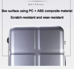 Suitcase, Lightweight, Large 28-Inch Hard-Shell Aluminum Alloy Suitcase, 4 Spinner Wheels, Abs Luggage Travel Trolley, Silver, 24 Inch -Travelpro Shop 51yRqqHzgUL