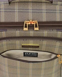 London Fog Brentwood II 4 Piece Set (with Under The Seat Bag), Cappuccino -Travelpro Shop 614jb5KDRqL