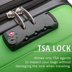Merax Luggage Set With TSA Lock, All Expandable 3 Piece Hardshell Lightweight Suitcase Set 20inch 24inch 28inch (Apple Green) 14 Merax Luggage Set With TSA Lock, All Expandable 3 Piece Hardshell Lightweight Suitcase Set 20inch 24inch 28inch (Apple Green) -Travelpro Shop 6184BSt YaL