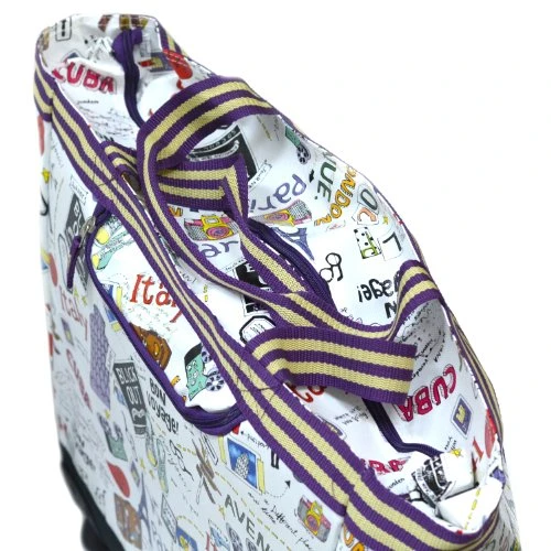 Olympia Luggage Cosmopolitan Rolling Shopper Tote, City, One Size 3 Olympia Luggage Cosmopolitan Rolling Shopper Tote, City, One Size - Image 3