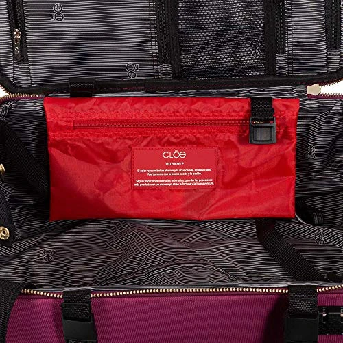 Cloe Carry-On 20 Inch Luggage With 360º-spinner Wheels In Burgundy Red Color 8 Cloe Carry-On 20 Inch Luggage With 360º-spinner Wheels In Burgundy Red Color - Image 8