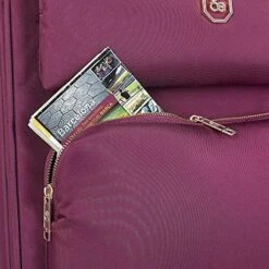 Cloe Carry-On 20 Inch Luggage With 360º-spinner Wheels In Burgundy Red Color 13 Cloe Carry-On 20 Inch Luggage With 360º-spinner Wheels In Burgundy Red Color -Travelpro Shop 61MVtwngzzS