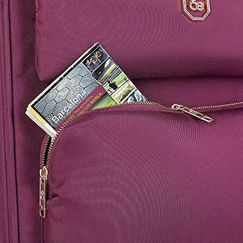 Cloe Carry-On 20 Inch Luggage With 360º-spinner Wheels In Burgundy Red Color 5 Cloe Carry-On 20 Inch Luggage With 360º-spinner Wheels In Burgundy Red Color - Image 5