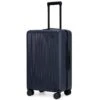 GoPenguin Hardside Luggage With Spinner Wheels, Medium 26 Inch Rolling Checked Suitcase PC Lightweight Blue