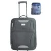 Boardinglbue Rolling Personal Item 18" Under Seat Basic Luggage American Spirit Frontier (BK) Bonus
