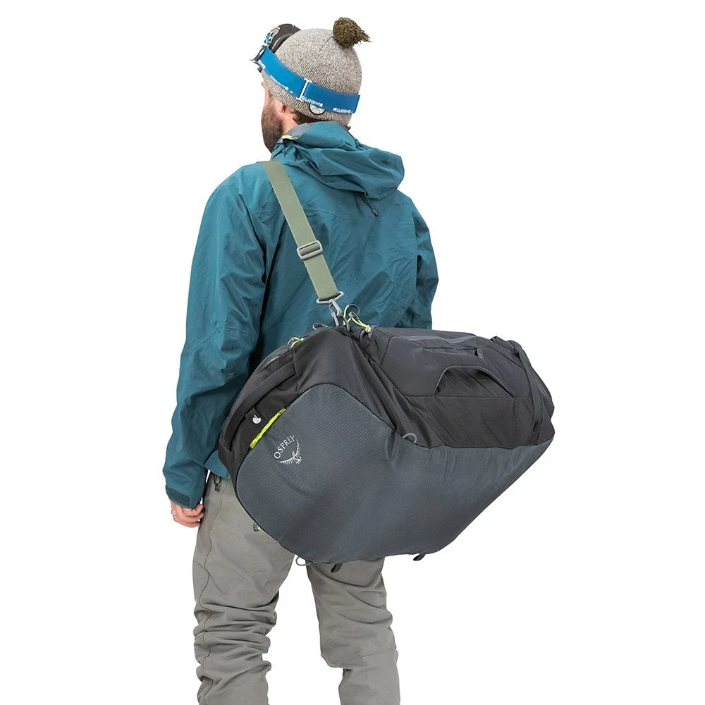 Osprey Packs Bigkit Duffel Bag, Anthracite Black, One Size 2 Osprey Packs Bigkit Duffel Bag, Anthracite Black, One Size - Image 2