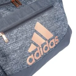 Adidas Defender 4 Small Duffel Bag, Jersey Onix Grey/Rose Gold/Onix Grey -Travelpro Shop 61kmKC9IvBS