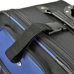 U.S. Traveler New Yorker Lightweight Softside Expandable Travel Rolling Luggage Set, Blue, 4-Piece (15/21/25/29) -Travelpro Shop 61lWufW10OL