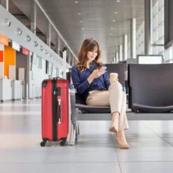 Goplus 3Pcs Luggage Set, Hardside Travel Rolling Suitcase, 20/24/28 Rolling Luggage Upright, Hardshell Spinner Luggage Set With Telescoping Handle, Coded Lock Travel Trolley Case (Wine) 13 Goplus 3Pcs Luggage Set, Hardside Travel Rolling Suitcase, 20/24/28 Rolling Luggage Upright, Hardshell Spinner Luggage Set With Telescoping Handle, Coded Lock Travel Trolley Case (Wine) -Travelpro Shop 61pr4uMV 2B 2BL