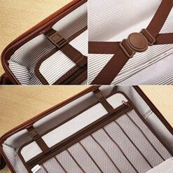 Vintage Luggage Carryon Suitcase Travel - HoJax Classic Trolley Luggage With Spinner Wheels, TSA Lock, Lightweight, 20 Inch, Navy Blue 10 Vintage Luggage Carryon Suitcase Travel - HoJax Classic Trolley Luggage With Spinner Wheels, TSA Lock, Lightweight, 20 Inch, Navy Blue -Travelpro Shop 61qW3XtlhbS