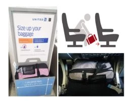 17" Rolling Personal Item Under Seat Duffel For United Airlines (BLACK) -Travelpro Shop 718kpcbzjaL