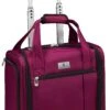 London Fog Cranford 15" Under The Seat Bag, Cranberry