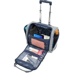 London Fog Softside 15" Under The Seat Bag, Blk White Multi Z1 -Travelpro Shop 71SEgwXAxJL