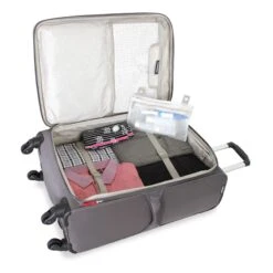 SWISSGEAR 7362 3-Piece Expandable Lightweight Rolling Spinner Luggage Set | Wheeled Travel Suitcases | 20-inch, 24-inch, 28-inch - Gray -Travelpro Shop 817cocAjjxL