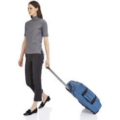 AmazonBasics Francis Wheeled Duffel, Blue -Travelpro Shop 818XQKHrZIL