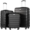 COOLIFE Luggage 3 Piece Set Suitcase Spinner Hardshell Lightweight TSA Lock