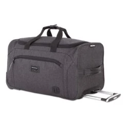 SWISSGEAR 7368 Travel Duffel, Heather Grey (19" Rolling) -Travelpro Shop 81j 2BxVf l8L