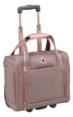 London Fog Newcastle 15" Under The Seat Bag, Rose Charcoal