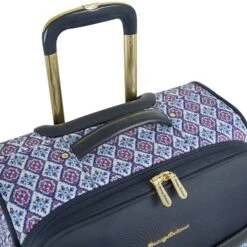 Tommy Bahama Lightweight Spinner Luggage - Expandable Suitcases For Men And Travel With Rolling Wheels, Pink/Blue -Travelpro Shop 91ZudBcEWSL