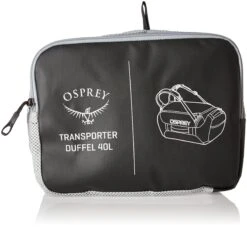 Osprey Packs Transporter 40 Expedition Duffel, Black, One Size -Travelpro Shop 91d2 Eg 2BSqL