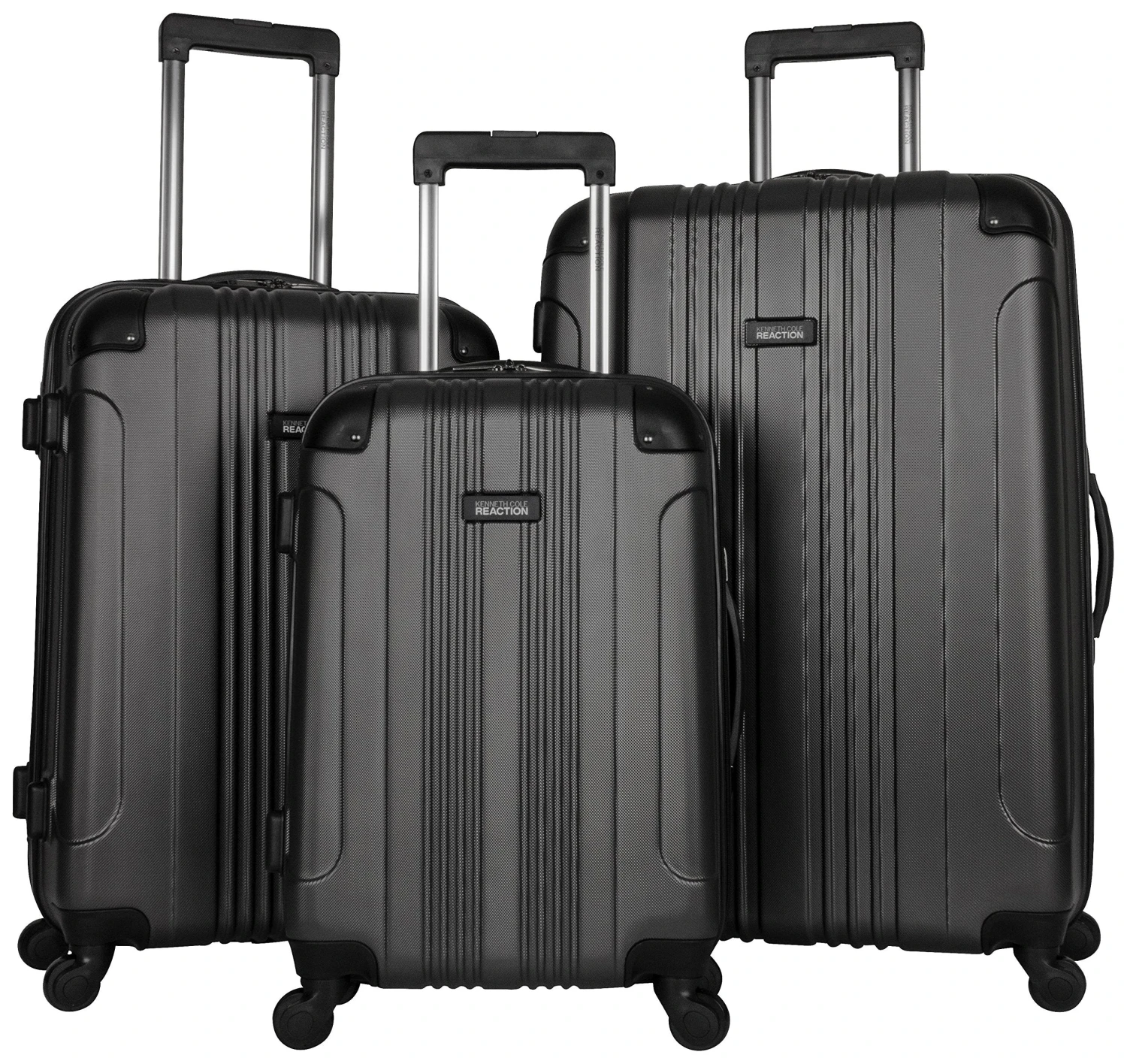Kenneth Cole Reaction Out Of Bounds 3-Piece Lightweight Hardside 4-Wheel Spinner Luggage Set: 20" Carry-On, 24", & 28" 1 Kenneth Cole Reaction Out Of Bounds 3-Piece Lightweight Hardside 4-Wheel Spinner Luggage Set: 20" Carry-On, 24", & 28"